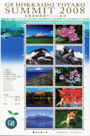 Japan - 2008 - G8 Hokkaido Toyako Summit - Mint Stamp Sheetlet - Unused Stamps