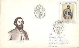 TCHECOSLOVAQUIE LETTRE FDC POUR LA FRANCE 1977 - Covers & Documents