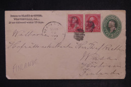 ETATS UNIS - Entier Postal + Compléments Pour La Finlande En 1899  - L 148159 - ...-1900