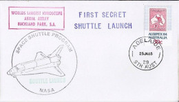 AUSTRALIE N° 874 SUR L. DE ADELAIDE/25.1.85 Station De Suivi De La NASA - Covers & Documents