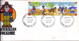 AUSTRALIE N° 698/699/700/701/702 S/L. DE MOORABBIN/7.5.80 - Covers & Documents