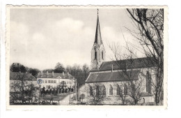 Weillen Eglise Et Le Château Carte Mosa - Onhaye