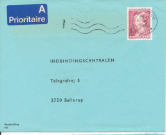 Greenland Cover Sent To Denmark 25-1-1994 Single Franked - Lettres & Documents