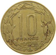 CAMEROON 10 FRANCS 1967  #a047 0161 - Cameroon