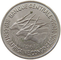 CENTRAL AFRICA 50 FRANCS 1961  #s070 0109 - Centraal-Afrikaanse Republiek