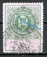 Autriche   Fiscal   Obl    ---      1893  --  Steuermarken  -  12 Kreuzer --  Belle Oblitération. - Revenue Stamps