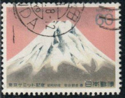 Japon 1986 Yv. N°1582 - Sommet International De Tokyo - Mont Fuji - Oblitéré - Gebruikt