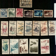 Poste Aérienne 19 Timbres Oblitérés,  Différentes  Périodes - Used Stamps