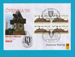 FDC0975- ALEMANHA 1996- FDC (FILATELIA - OVEBRIA'96) - 1991-2000