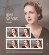 2023 Canada Dutch Resistance Mona Parsons War Soldiers WWII Full Sheet Of 5 MNH - Neufs