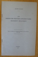 Les DESSINS Des PEINTRES LANGROIS TASSEL Récemment Découverts (1956)  Par Henry Ronot - Champagne - Ardenne