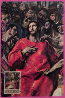 Ag3502 - GREECE - POSTAL HISTORY - Maximum Card - 1965, El Greco ART - Maximum Cards & Covers