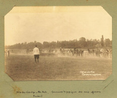 Mailly * 1902 * La Fête Au Camp , 4ème Régiment , Concours Hippique * Militaria * Photo Ancienne Format 11x8cm - Mailly-le-Camp