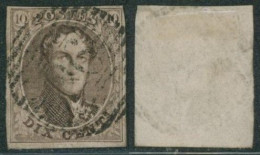 Médaillon - N°10A Margé Obl P26 Chatelineau - 1858-1862 Medaillen (9/12)