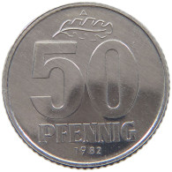 GERMANY DDR 50 PFENNIG 1982 EXPORT #c078 0673 - 50 Pfennig