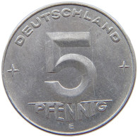 GERMANY DDR 5 PFENNIG 1952 E  #s071 0853 - 5 Pfennig