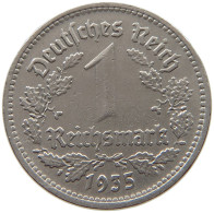 DRITTES REICH MARK 1935 A J.354 #a015 0815 - 1 Reichsmark