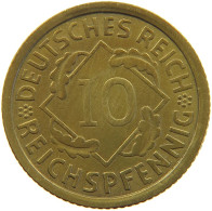 DRITTES REICH 10 PFENNIG 1936 A  #a054 0627 - 10 Reichspfennig