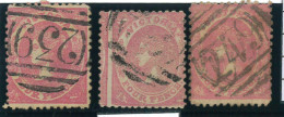 P2008 - VICTORIA , SG 83,85,87 VFU , ONE WITH SHIFTED PERFORATION - Andere & Zonder Classificatie