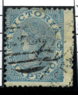 P2024 - VICTORIA , SG 165 , SC 108 . WMK “THREE PENCE” - Other & Unclassified