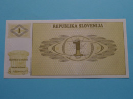 1 Tolar () Republika Slovenija ( For Grade See SCAN ) UNC ! - Slovenië