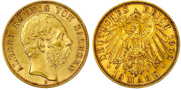 10 Mark 1902 E. Vorzüglich/Stempelglanz. Jaeger 263. - 5, 10 & 20 Mark Gold