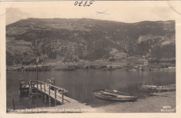 D7547) OSSIACHERSEE Mit BODENSDORF Und Görlitzen - Steg U. Boote ALT! - Ossiachersee-Orte