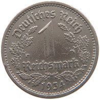 DRITTES REICH MARK 1934 G J.354 #a072 0283 - 1 Reichsmark