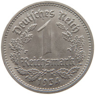 DRITTES REICH MARK 1934 D J.354 #a086 1055 - 1 Reichsmark