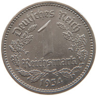DRITTES REICH MARK 1934 A J.354 #a055 0677 - 1 Reichsmark