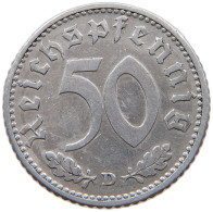 DRITTES REICH 50 PFENNIG 1941 D  #s055 0843 - 5 Reichsmark