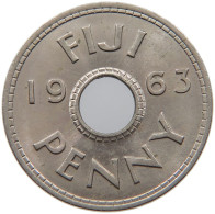 FIJI PENNY 1963 Elizabeth II. (1952-2022) #c010 0171 - Fidji