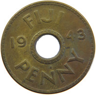 FIJI PENNY 1943 Elizabeth II. (1952-2022) #s024 0329 - Fiji