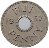 FIJI PENNY 1957 Elizabeth II. (1952-2022) #c010 0169 - Fiji