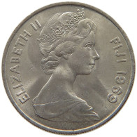 FIJI 10 CENTS 1969 Elizabeth II. (1952-2022) #s065 0375 - Fidji