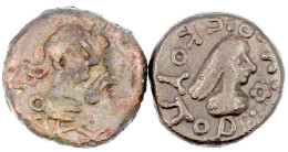 2 Bronzemünzen: Rheskuporis IV. Und V. Beide Sehr Schön - Griechische Münzen