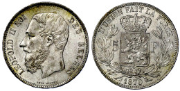 5 Francs 1870. Vorzüglich/Stempelglanz. Krause/Mishler 24. - Andere & Zonder Classificatie