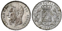 5 Francs 1875. Vorzüglich/Stempelglanz. Krause/Mishler 24. - Autres & Non Classés