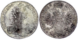 Konventionstaler 1761, Hall. 28,00 G. Fast Vorzüglich, Min. Kratzer, Schöne Patina. Herinek 456. - Pièces De Monnaie D'or