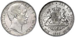 Vereinstaler 1863. Fast Vorzüglich, Kl. Kratzer. Jaeger 94. Thun 98. AKS 149. - Pièces De Monnaie D'or