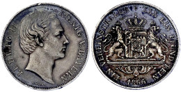 Vereinstaler 1866. Ohne Scheitel. Sehr Schön, Kl. Randfehler, Schöne Patina. Jaeger 104. Thun 103. AKS 174. - Pièces De Monnaie D'or