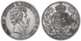 Vereinsdoppeltaler 1856 B. Zum 25jährigen Regierungsjubiläum. Sehr Schön/vorzüglich, Kl. Randfehler, Schöne Patina. Jaeg - Monedas En Oro