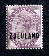 7524 BCx Zululand 1888 Scott # 2 M* (offers Welcome) - Zululand (1888-1902)