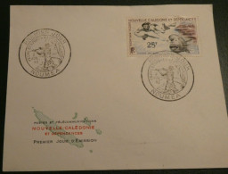 NOUVELLE CALEDONIE - Lettre 1962 -Y&T N°PA 69 NOUMEA - Lettres & Documents