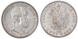 2 Mark 1876 B. Vorzüglich/Stempelglanz, Min. Berieben. Jaeger 96. - Otros & Sin Clasificación