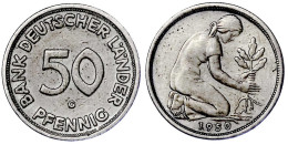 1950 G, Bank Deutscher Länder. Sehr Schön. Jaeger 379. - Autres & Non Classés