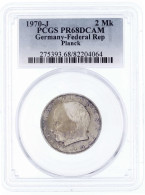 1970 J. Im PCGS-Blister Mit Grading PR 68 DCAM (Top Pop, Das Beste Gegradete Ex.). Polierte Platte. Jaeger 392. - Otros & Sin Clasificación