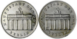 2 X 5 Mark Brandenburger Tor: 1984 Und 1986. Beide Stempelglanz. Jaeger 1536 (2). - Sonstige & Ohne Zuordnung