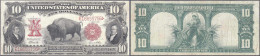 10 Dollars 1901. Bison. III- / IV+, 2x Kl. Nadelstiche, äußerst Selten. Pick 185. - Sonstige & Ohne Zuordnung