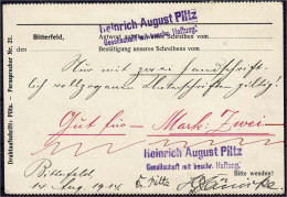 Heinrich August Pilz GmbH, 2 Mark 14.8.1914. II. Dießner. 34. - [11] Local Banknote Issues